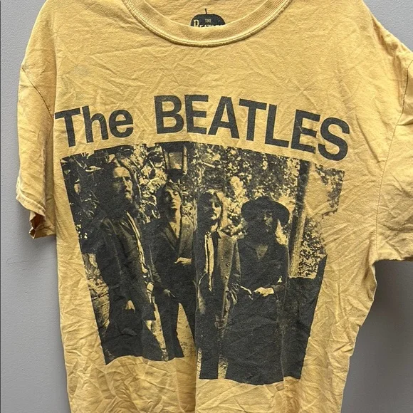The Beatles Apple Corps Yellow Tee - Picture 5 of 7